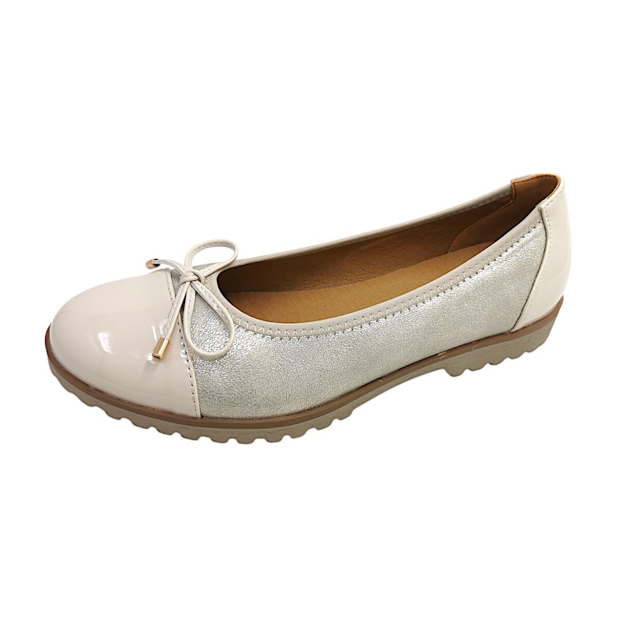 После обмена Дамские балетки бежевого цвета Freizeit