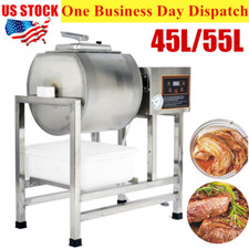 45/55L Meat Marinator Machine Commercial Vacuum Vegetable Chicken Curing Tumbler