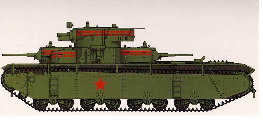 Maquette Char Lourd Soviétique T-35 Early – Kit Hobby Boss 1/35