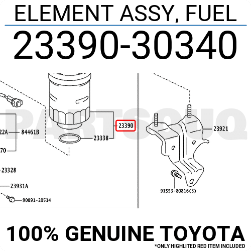 23390 30340 toyota