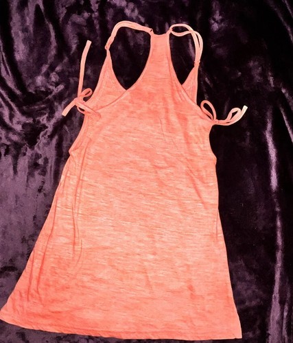 summer beach dress little girl sz med orange Fort Myers Beach - Picture 2 of 4