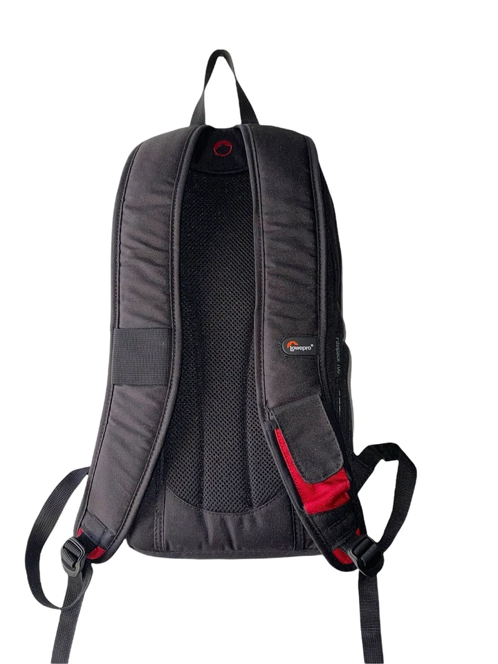 Lowepro Fastpack 100 Black and Red Camera Backpack Bag - Image 3 of 4