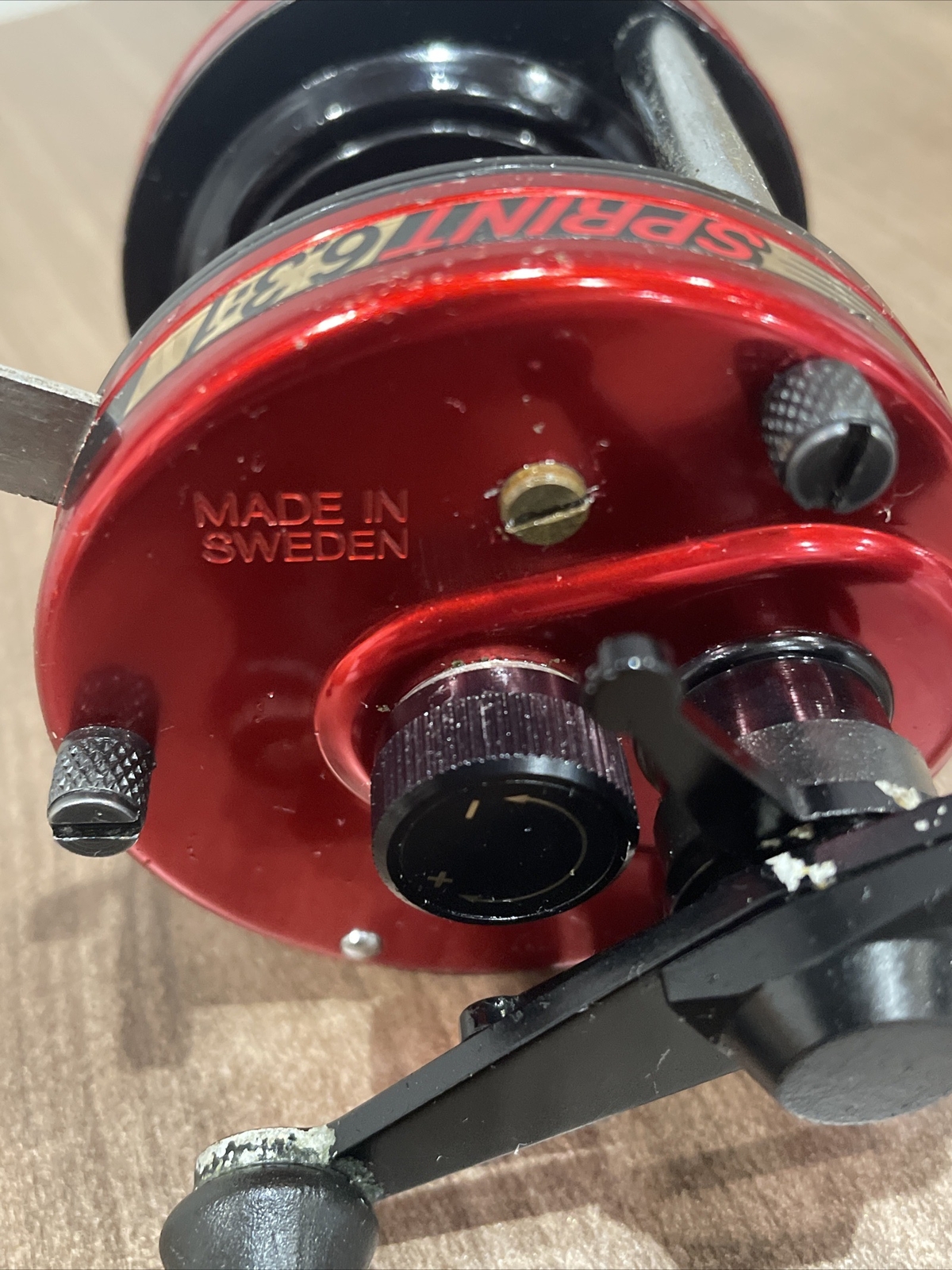 ABU GARCIA AMBASSADEUR 5000 SPRINT Red Bait Caster Fishing Baitcast 6.31 reel eBay