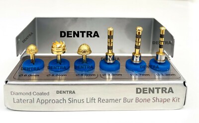 Dental Sinus Lift Membran diamantbeschichtet Bohrbohrer seitliche Annäherung Reibe Kit