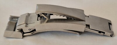 GLIDE-LOCK BUCKLE CLASP S/S SAFETY FLIP FOR ROLEX SEA-DWELLER DEEPSEA USA SHIP
