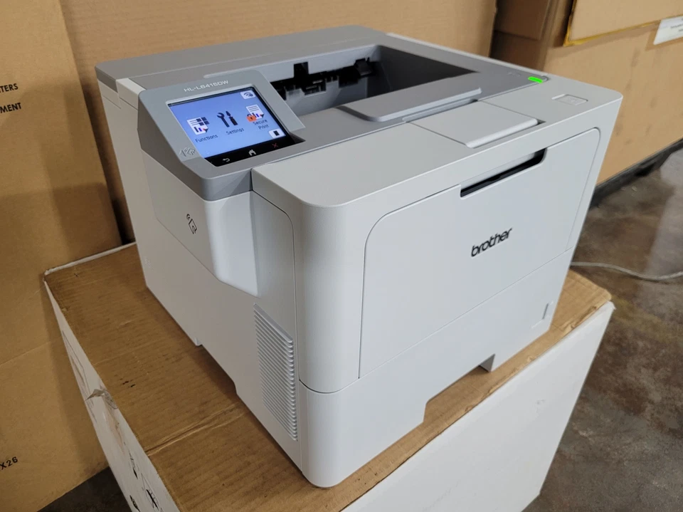 IMPRESORA LÁSER DÚPLEX INALÁMBRICA BROTHER HL-L6415DW CASI NUEVA 150 IMPRESIONES TOTALES Foto 4 de 4