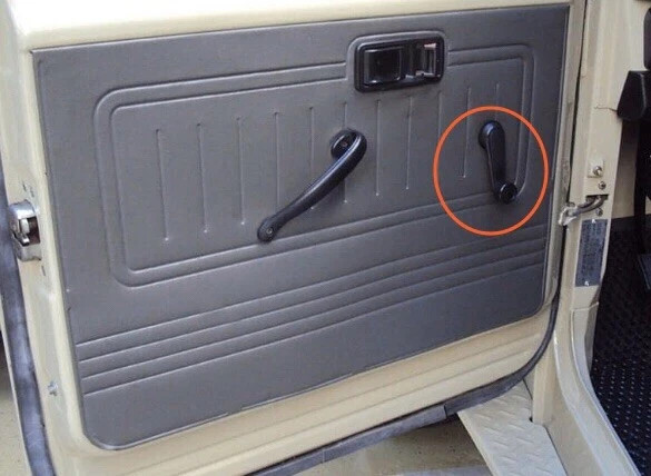 WINDOW CRANK HANDLE FJ40 FJ43 FJ45 BJ40 HJ45 LAND CRUISER FOR TOYOTA 1975-1984 - Image 3 of 3