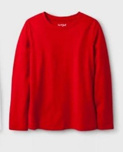 red long sleeve shirt girls