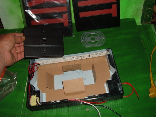 new exit sign red letter LED Exit Sign 120 new in the box - Picture 8 of 10