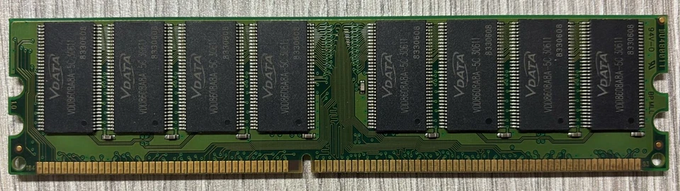 RAM DIMM DDR VData 512MB 400Mhz PC3200 - Immagine 2 di 2