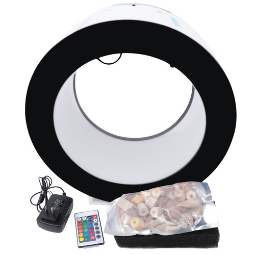 16 Light Colors LED Round Fish Tank Desktop Jellyfish Aquarium w/ Remote Control - Picture 22 of 22