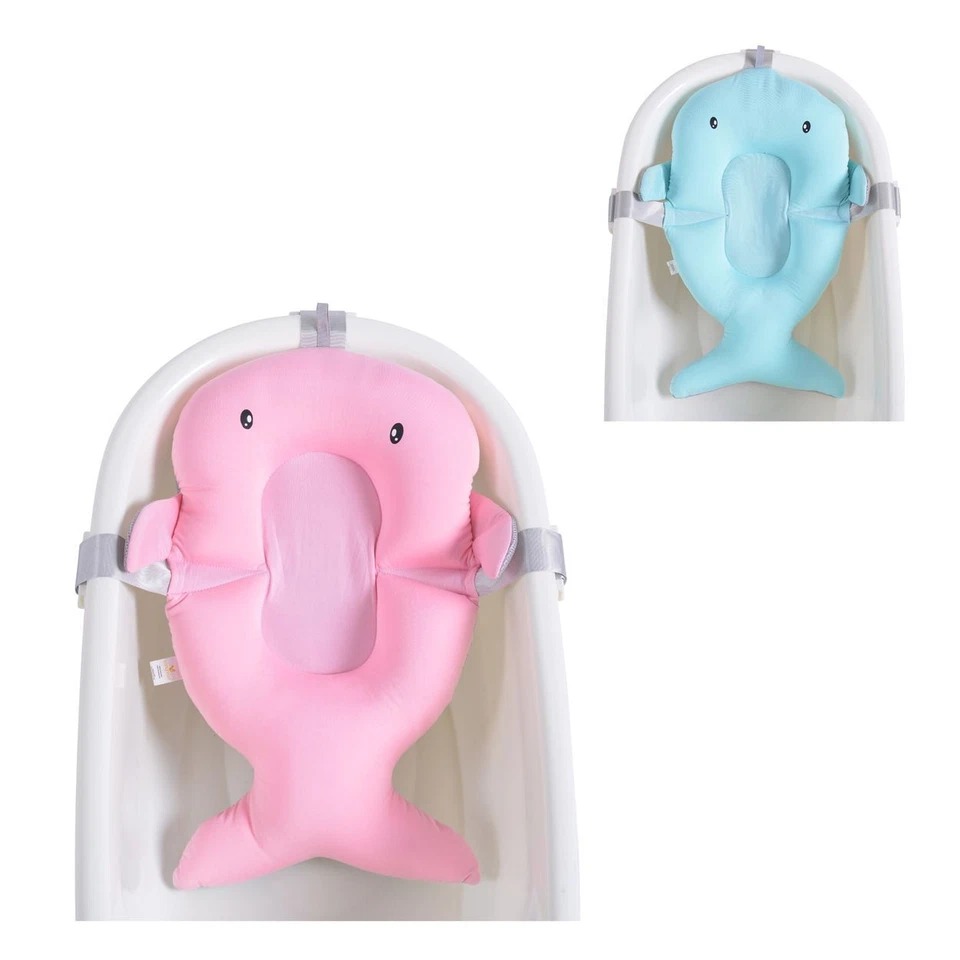 Cangaroo Babybadenetz Bailey Badekissen, Badeauflage, Kunststoff Clips ab Geburt