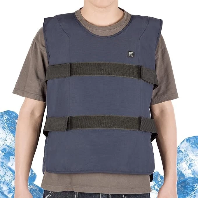 Teamgee Graphene Cooling Vest with Ice Packs & Power Bank 2XL 46"-50" chest