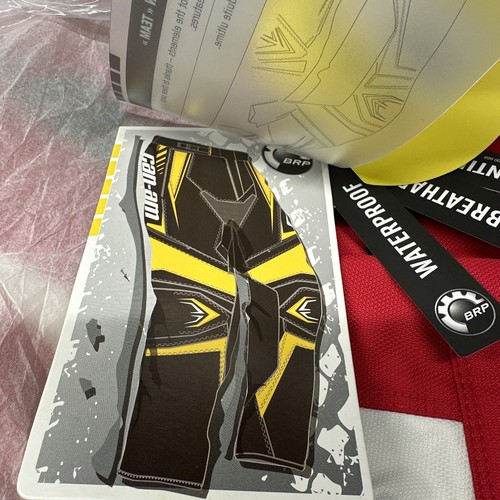Can-Am riding pants Mens Size 40 Off/ On Road Bike Red White Black - Bild 5 von 13