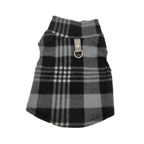 Dog Sweater Pet Supplies Pet Clothes Dog Coat Dog Vest Fleece With Traction Ring - Picture 6 of 12
