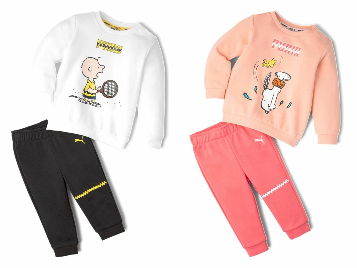 Minicats eBay Crew Baby PUMA Trainingsanzug Unisex | Freizeitanzug PEANUTS Jogger