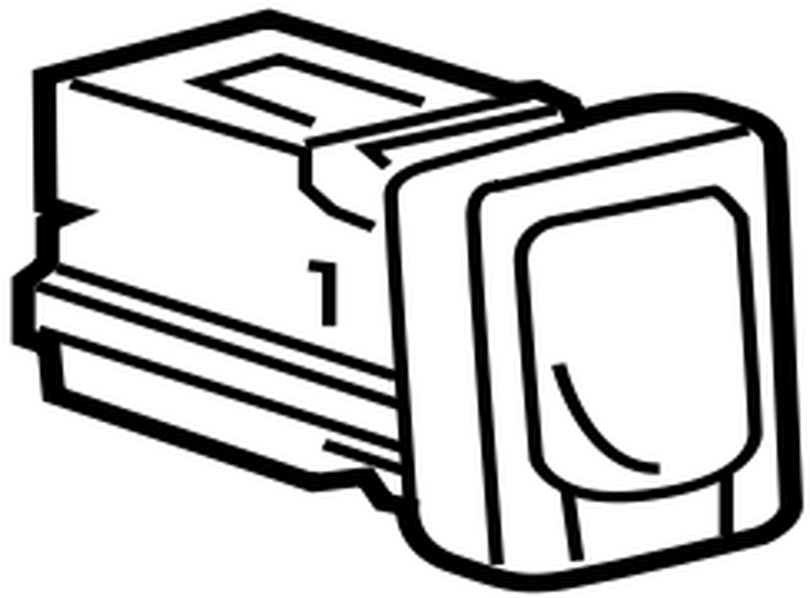 8619012020 Toyota Adapter assy, stereo jack, no.1 8619012020, New