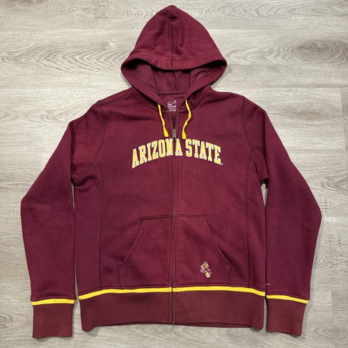 Arizona State Sun Devils ASU Nike Team Full Zip Hoodie Youth Size Large Embroide
