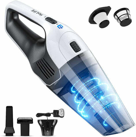 ASPIRAPOLVERE PORTATILE HOLIFE SENZA FILI POTENTE PER AUTO CASA E LAVORO  70W | eBay