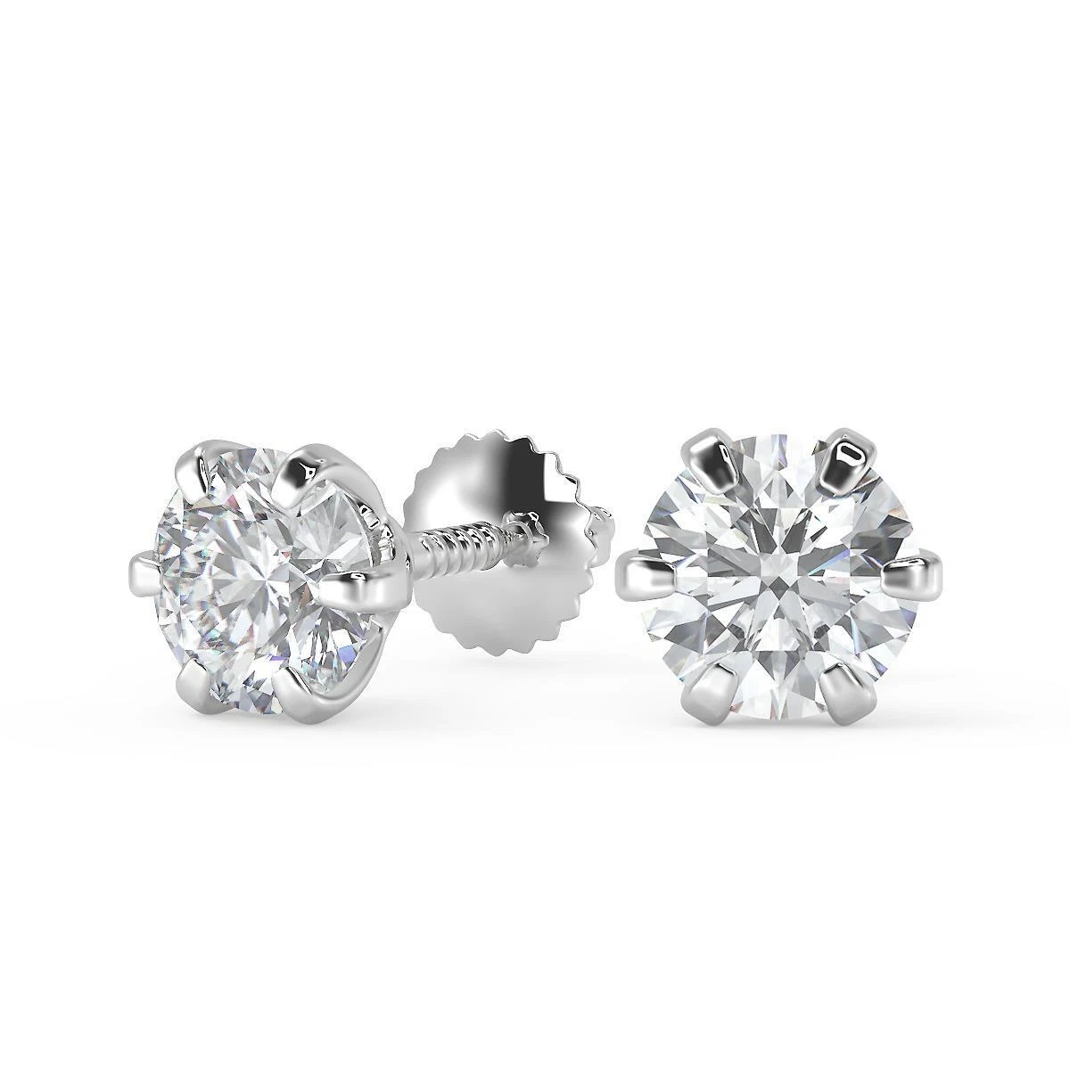 1.2 ct sale diamond earrings