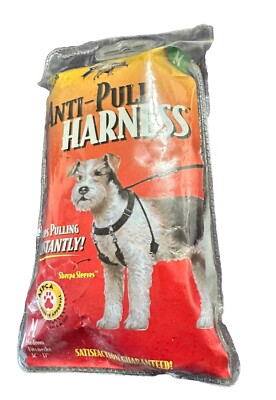 New Harness M Black Yuppie Puppy Anti-Pull