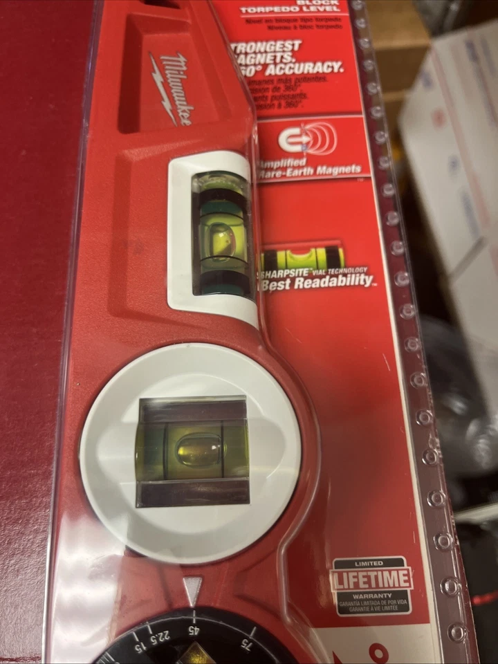 Milwaukee 48225210 nivel de torpedo - rojo Foto 3 de 4