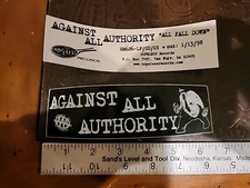 Against All Authority All Fall Down AAA Cd Album Release Promo Sticker