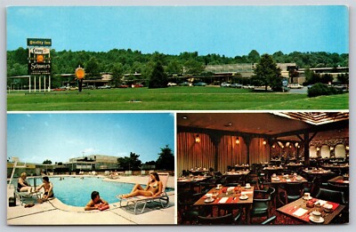 Postcard Quality Inn Advertising Blank Back Sample Card? F382