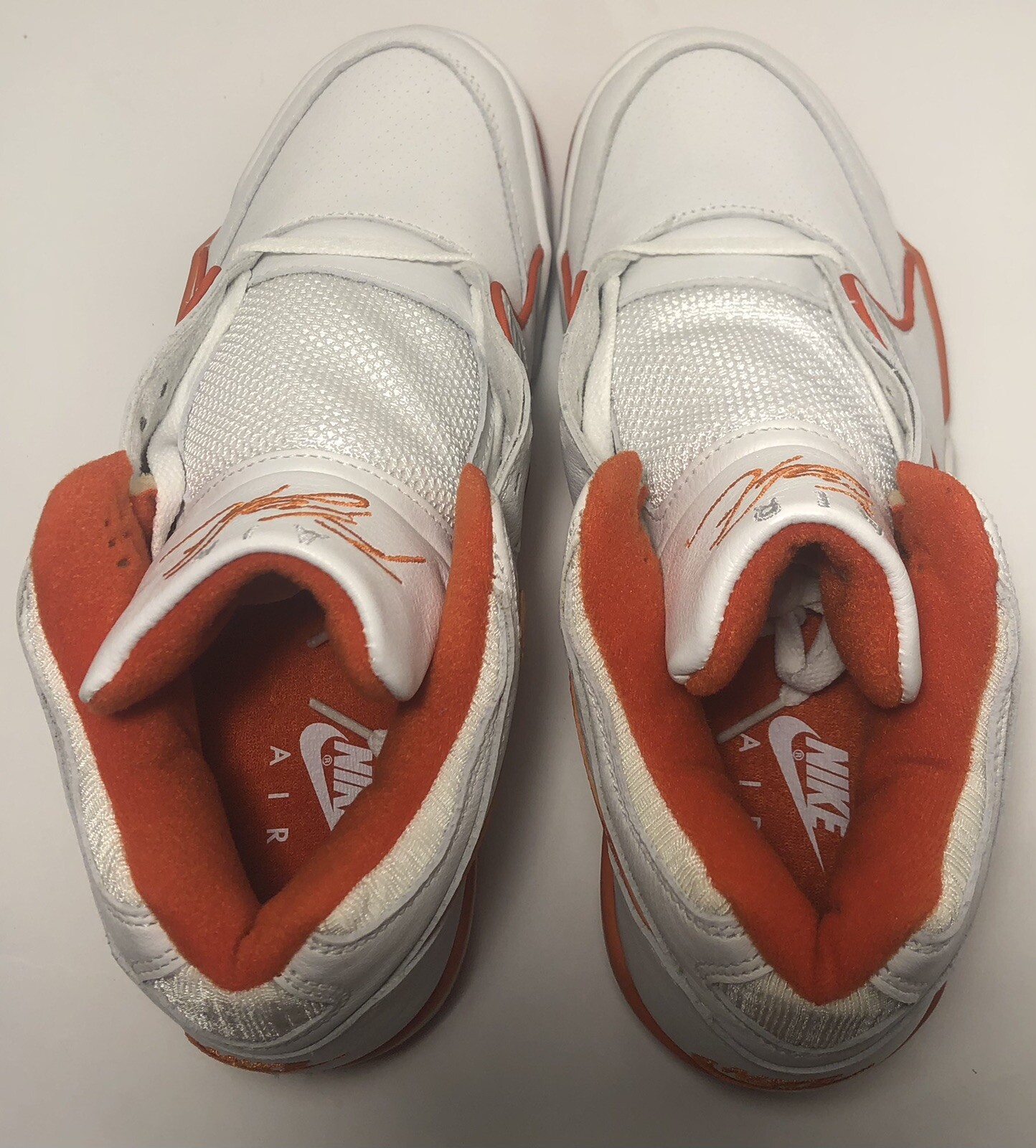 nike air flight 89 white orange