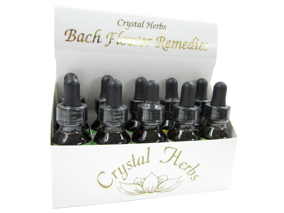 CRYSTAL HERBS 25ml Selbstselektiv Bach Heilmittel Set - 10 Heilmittel auswählen
