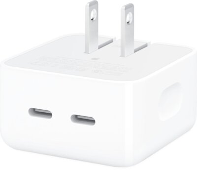 Genuine Apple - 35W Dual USB-C Port Compact Power Adapter - MNWM3AM/A - UD