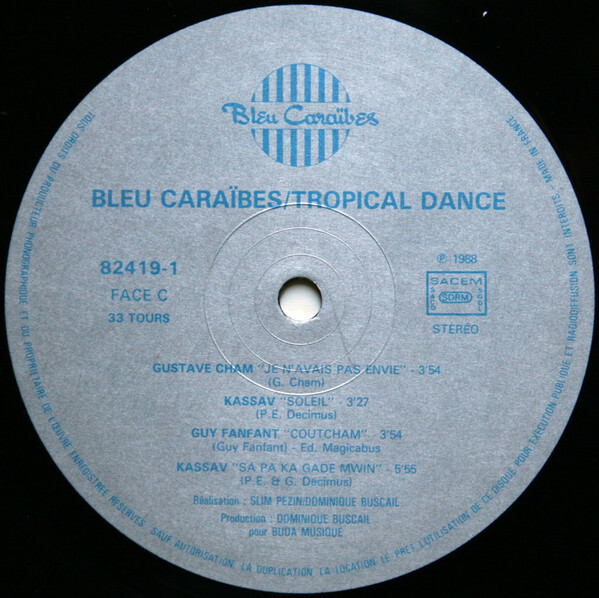 Various - Tropical Dance (2xLP, Comp) 1988 Bleu Caraïbes
