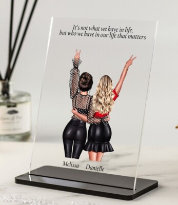 Personalised Best Friend Gift, Birthday Gift, Custom Illustration