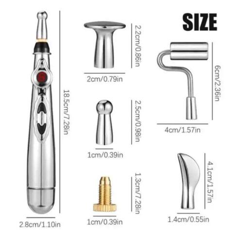 Electric Acupuncture Pen Pain Relief Point Massage Electronic Meridia Hot US New - Picture 19 of 25