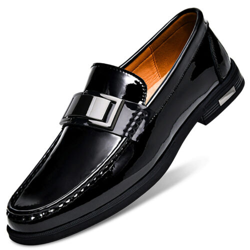 Tartan  Reflect light Driving Shoes Men's Slip On Loafers Leisure Walking Riding - Picture 1 of 12