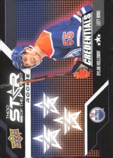 2022-23 UD Credentials Dylan Holloway #3SR-6 3rd Star of the Night Rookie RC