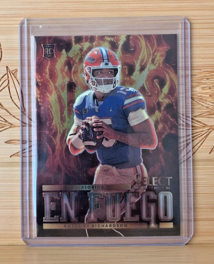 2023 Anthony Richardson - Select Draft Picks - Silver Prizm En Fuego #EF-AR (RC)