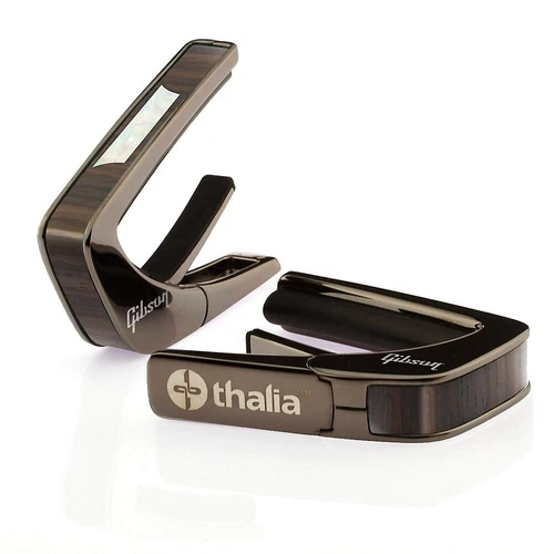 Thalia x Gibson Guitar Black Chrome Capo Trapezoid RSW