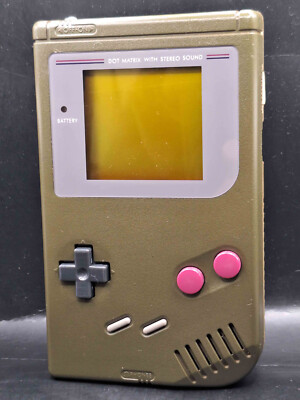Handheld Nintendo Game Boy Classic Retro Vintage Dunkelgrün Customized RAR