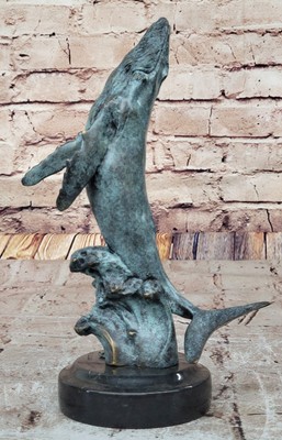 Bronze Humpback Whale Sculpture - Hot Cast Museum Quality Artwork