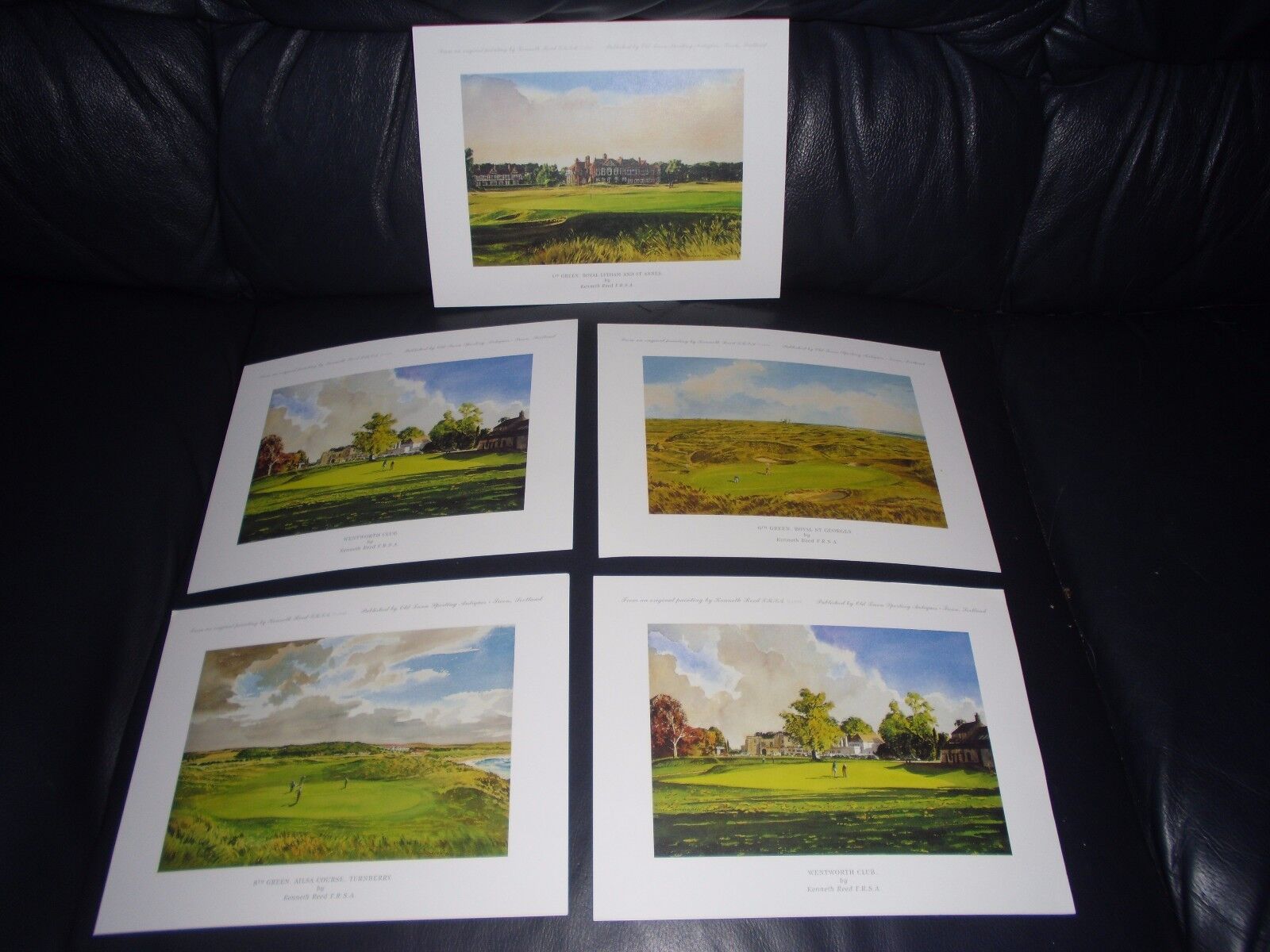 Collection Of Famous Golf Course Prints (10)