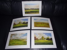 job lot  of Famous Golf Course Prints 25
