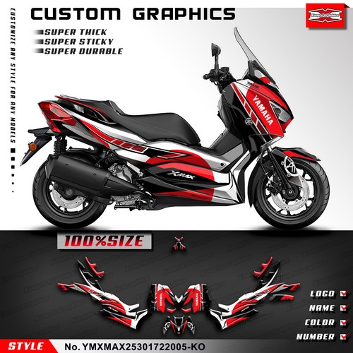 Kungfu Graphics Vinyl Sticker for Yamaha XMAX 250 300 2017-2022 Sports Scooter - Picture 7 of 7