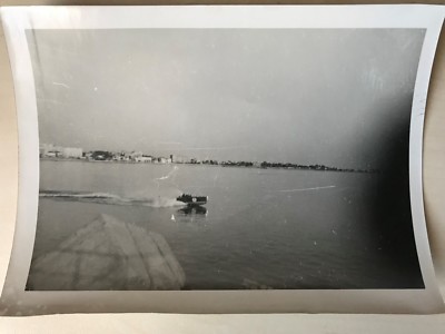 P8/ FOTOGRAFIE SILBERABZUG 1920er JAHRE KANU AUTO prblt MONACO
