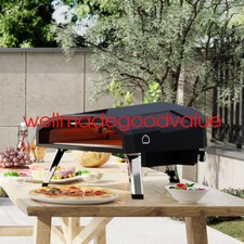 New 16-inch Gas Pizza Oven Built In Oven With Thermometers For Outdoor in-stock