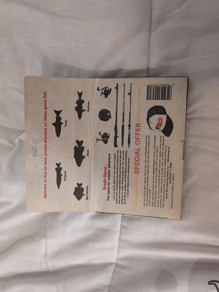 Kit de señuelos giratorios South Bend Lunker vintage - Kit de 5 Foto 4 de 4