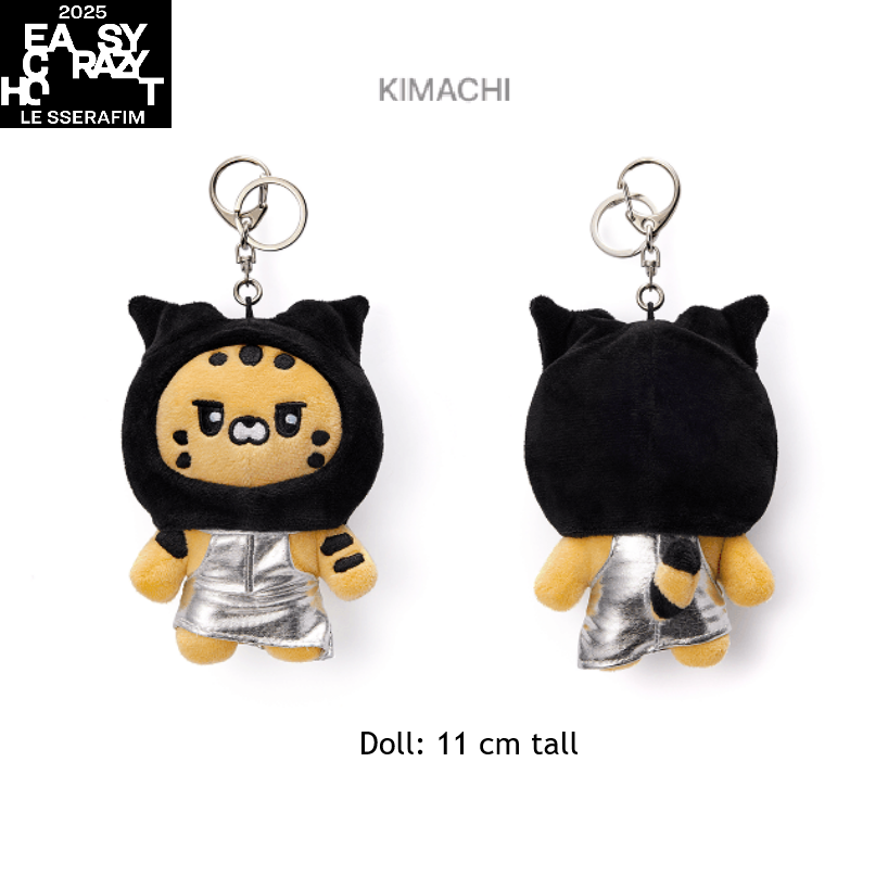 LE SSERAFIM Tour EASY CRAZY HOT Official Plush Keyring Strap
