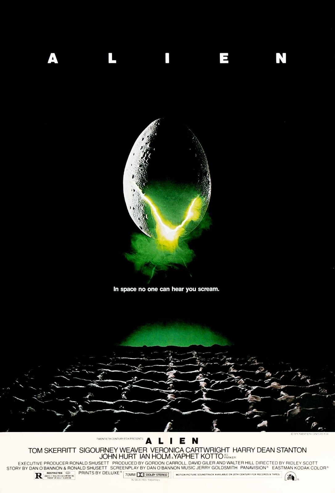 1979 Alien Movie Poster 11X17 Ripley Dallas Sigourney Weaver Tom
