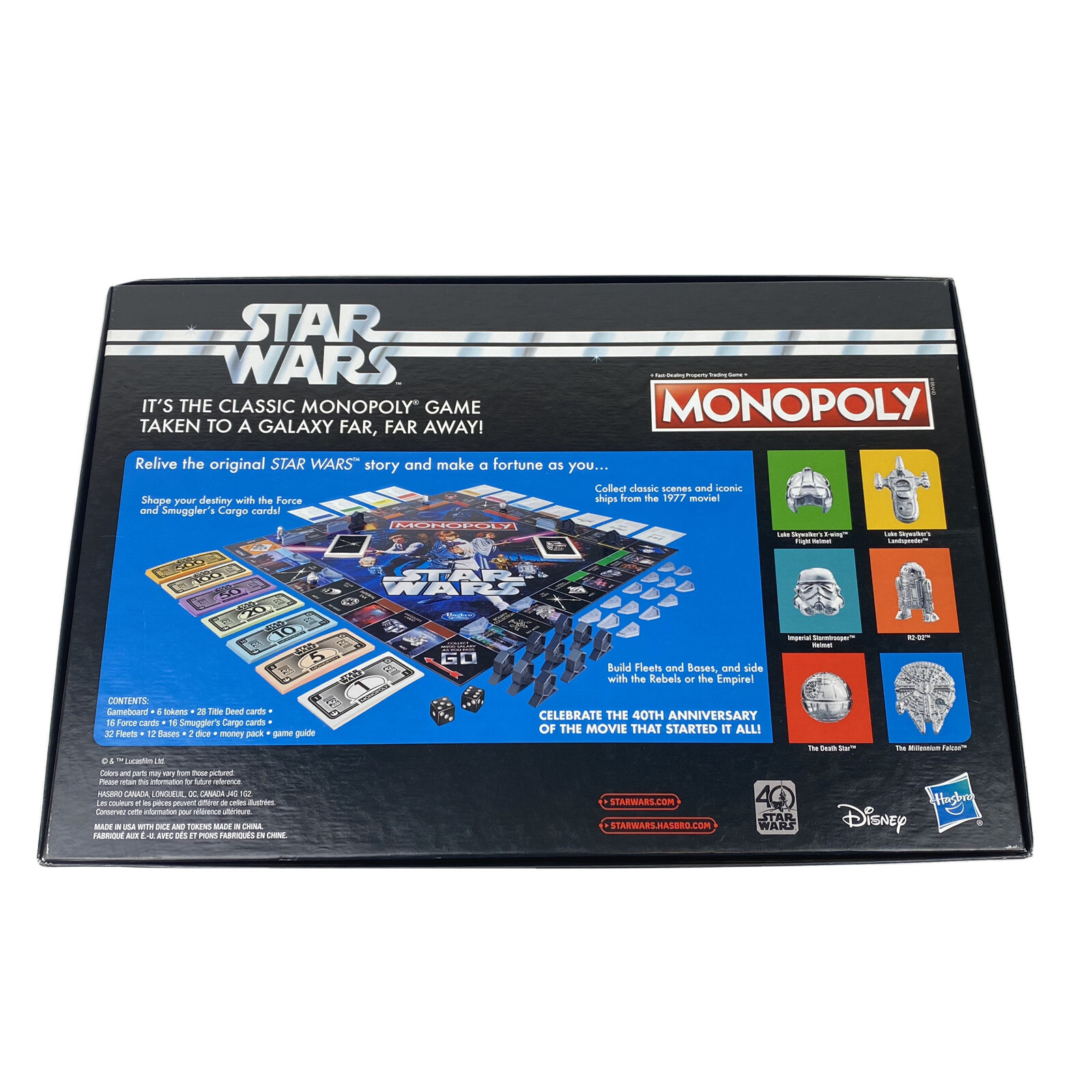 star wars monopoly 40th edition