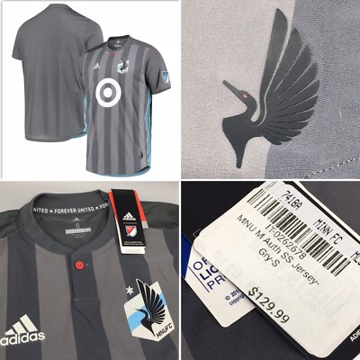 Maillot Minnesota United FC Homme Manches Courtes - Noir Taille L - Neuf Avec étiquettes